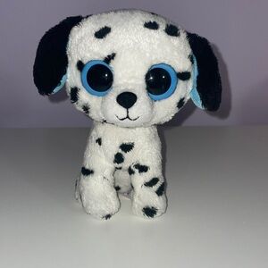 TY Beanie Babies dalmation dog big eye stuffed animal
